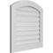 Ekena Millwork Arch Top Surface Mount PVC Gable Vent: Non-Functional, w/ 3-1/2"W x 1"P Standard Frame, 28"W x 42"H GVPAR28X4201SN - alternate 2